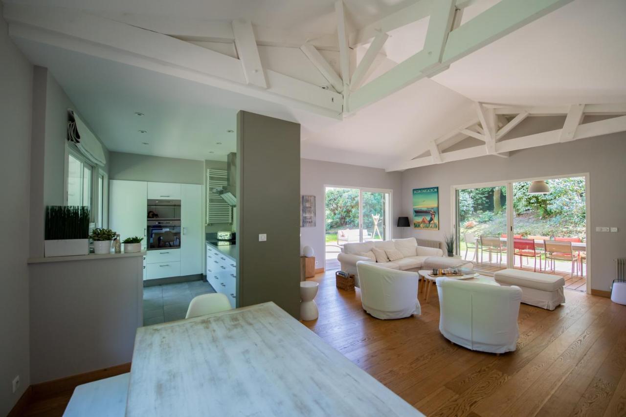 Villa Spacieuse A Arcachon, Proche Plages, Jardin Exterior foto